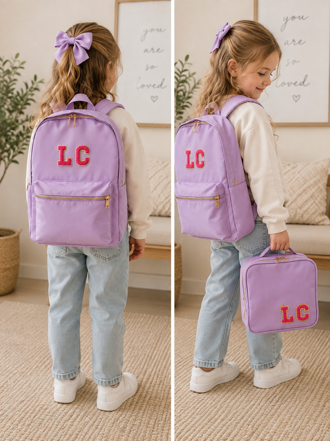 Personalised Children's Backpack & Lunchbox | Back to School Holiday Travel