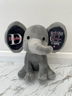 Grey Elephant Baby Keepsake Bundle.