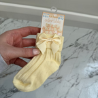 Baby Socks With Silky Bow
