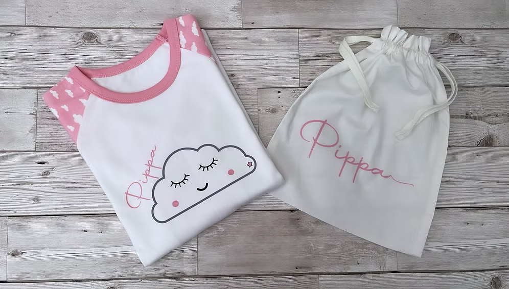 Kids Personalised Cloud Pyjamas