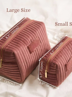 Personalised Velvet Travel Make Up Cosmetic Bag