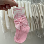 Baby Socks With Silky Bow