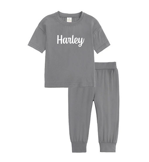 Personalised Short Sleeve Tracksuit Loungeset