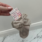 Baby Socks With Velvet Bow