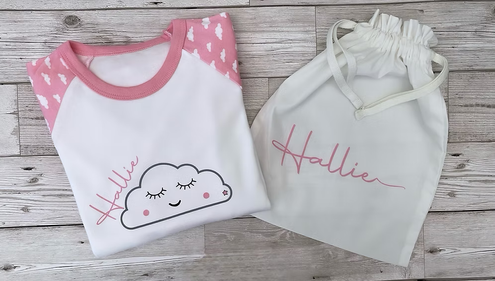 Kids Personalised Cloud Pyjamas