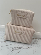 Personalised Velvet Travel Make Up Cosmetic Bag