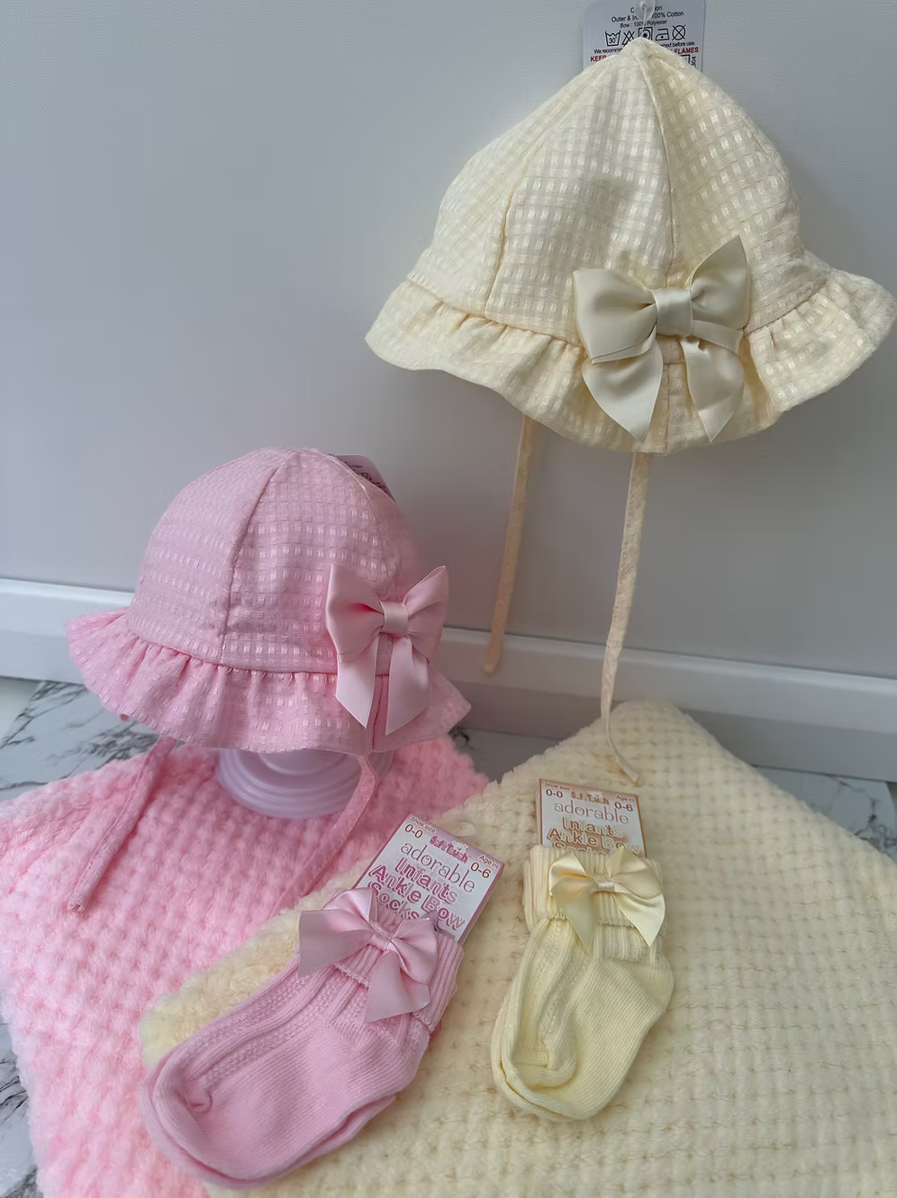 Personalised Baby Bundle | Blanket, Hat & Socks.