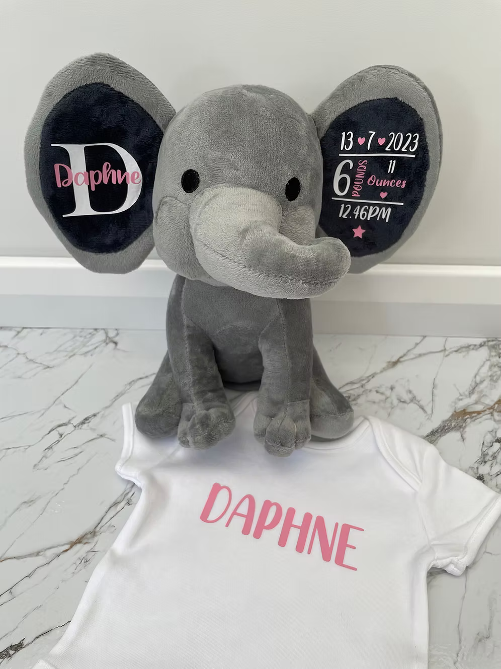 Baby Gift Keepsake Bundle | Elephant & Babygrow.