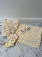 Personalised Baby Bundle | Blanket, Hat & Socks.