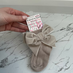 Baby Socks With Velvet Bow