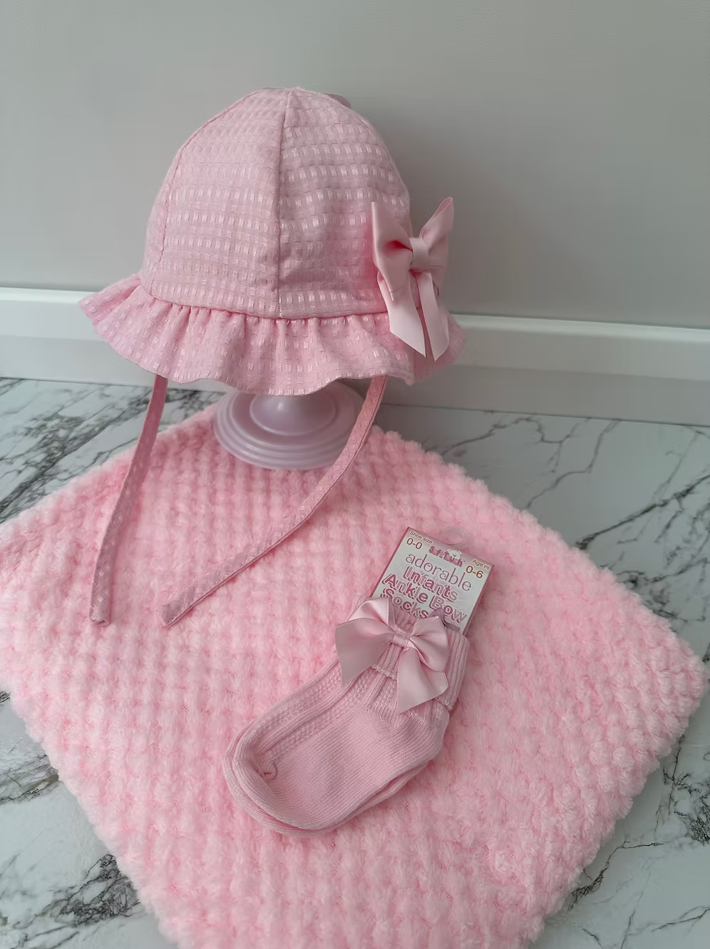 Personalised Baby Bundle | Blanket, Hat & Socks.
