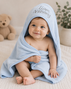 Personalised Baby Hooded Towel | Soft Baby Bath Towel