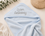 Personalised Baby Hooded Towel | Soft Baby Bath Towel