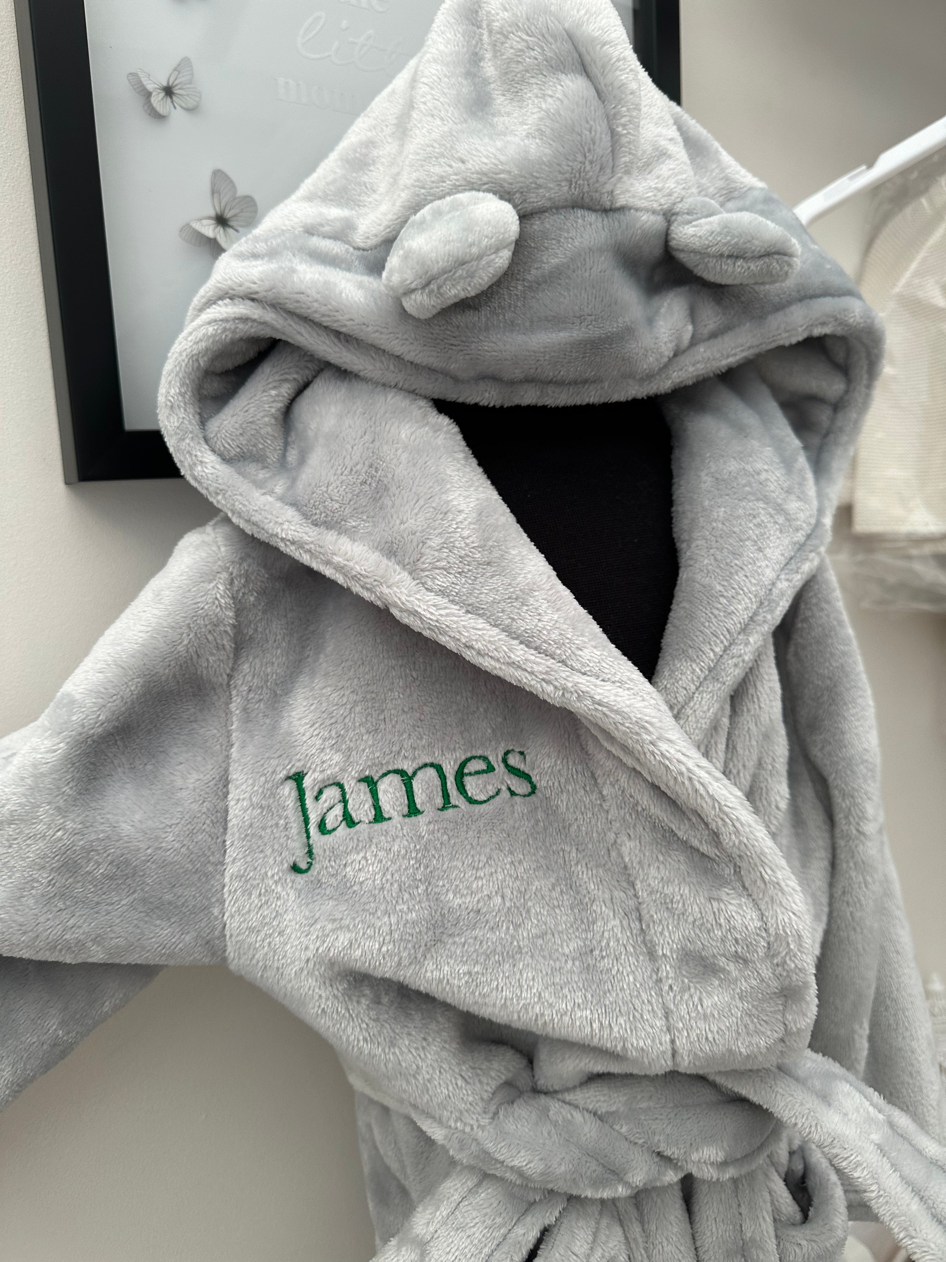 Kids Personalised Dressing Gown