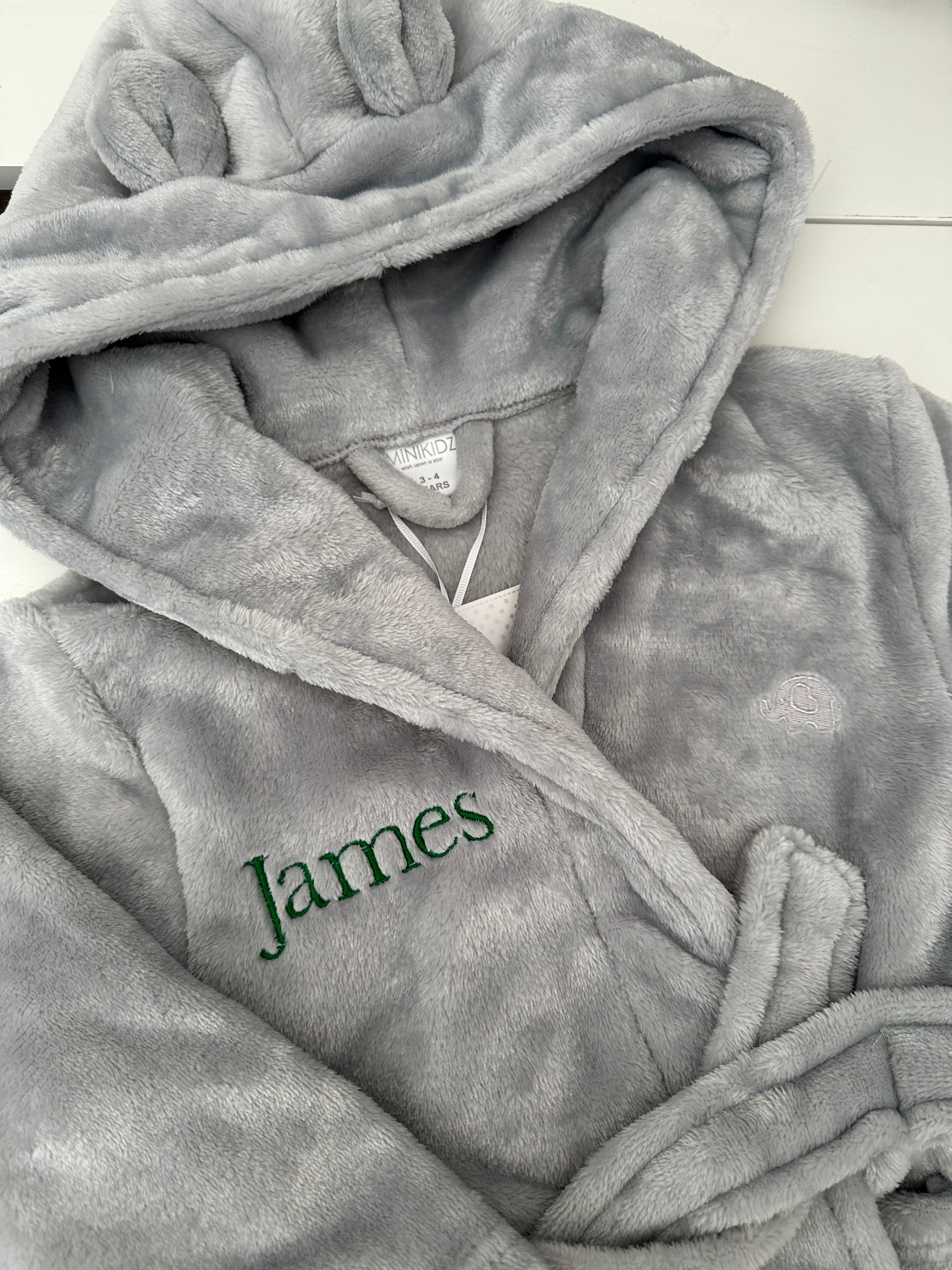 Kids Personalised Dressing Gown