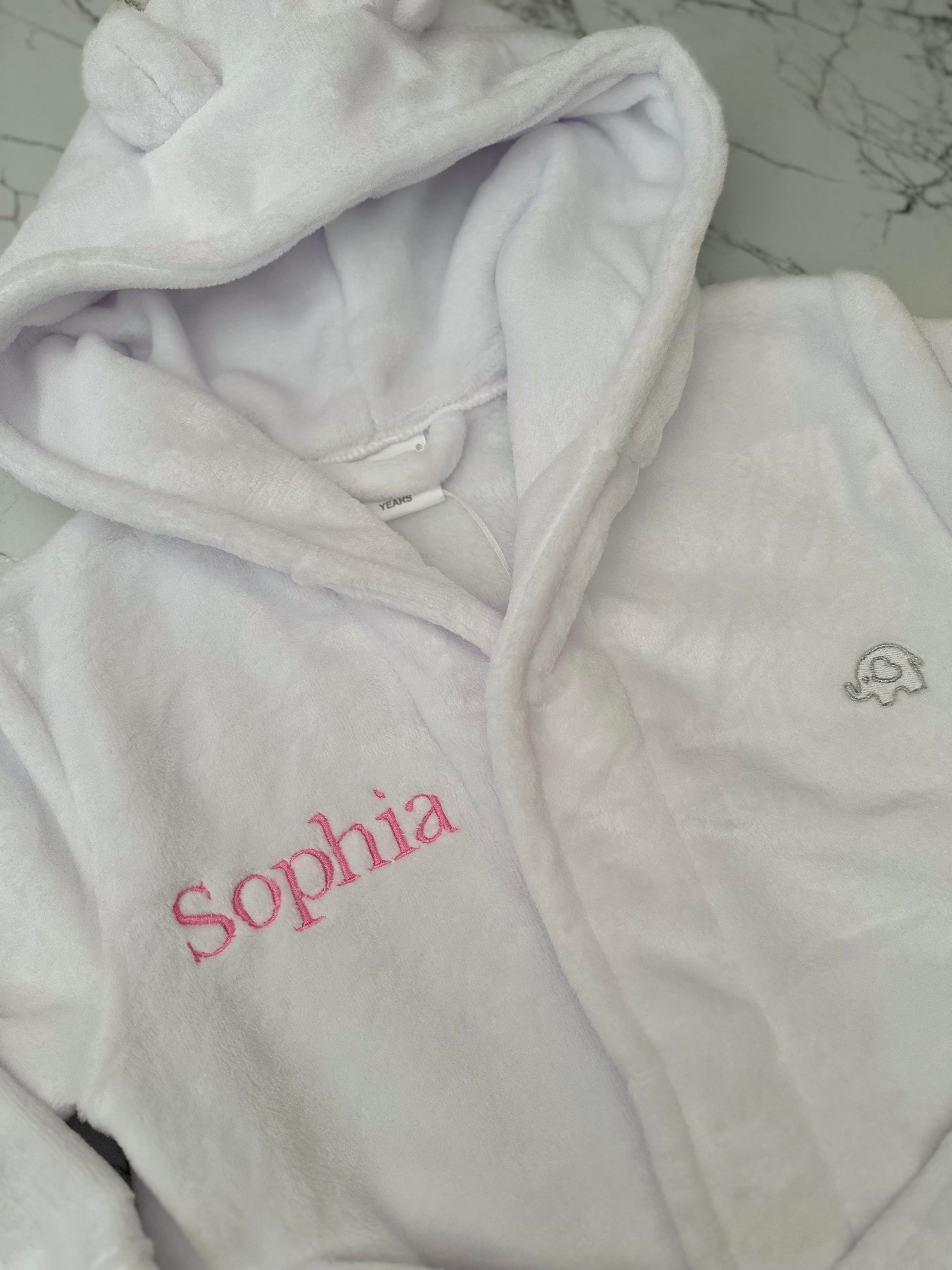 Kids Personalised Dressing Gown