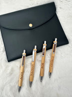 Personalised Bamboo Pen Laser Engraved | Custom Name Ballpoint Pen