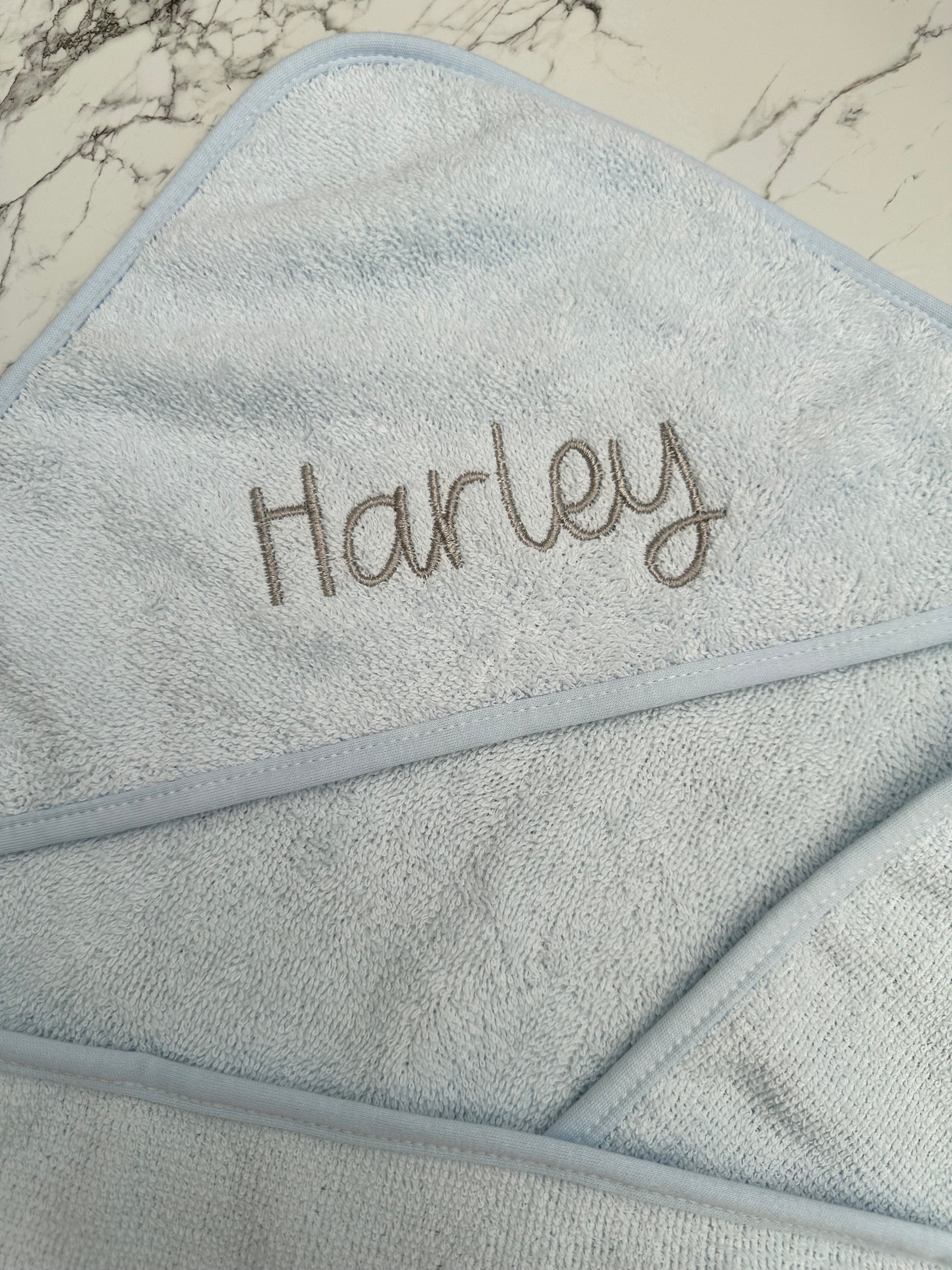Personalised Baby Hooded Towel | Soft Baby Bath Towel