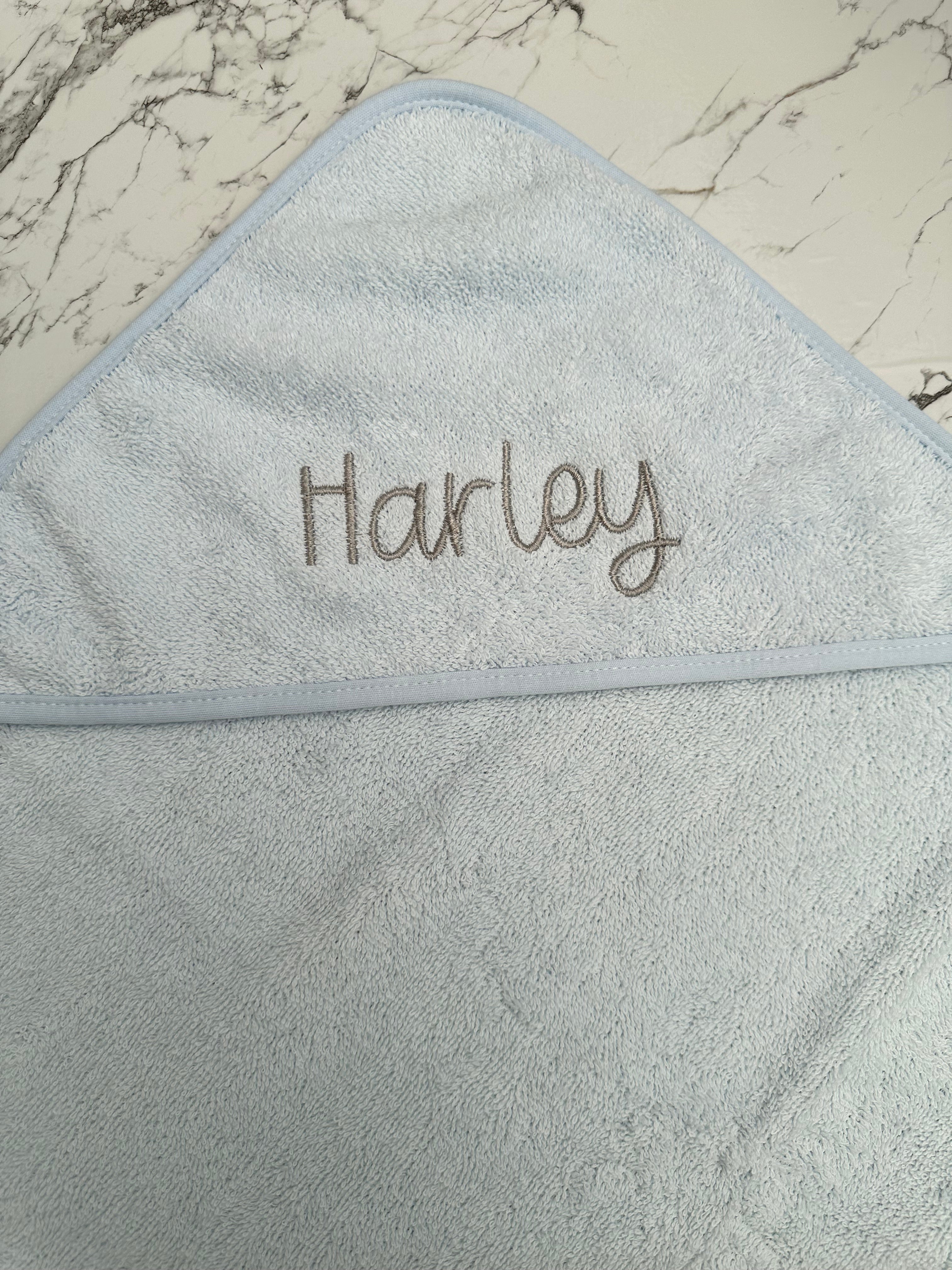 Personalised Baby Hooded Towel | Soft Baby Bath Towel