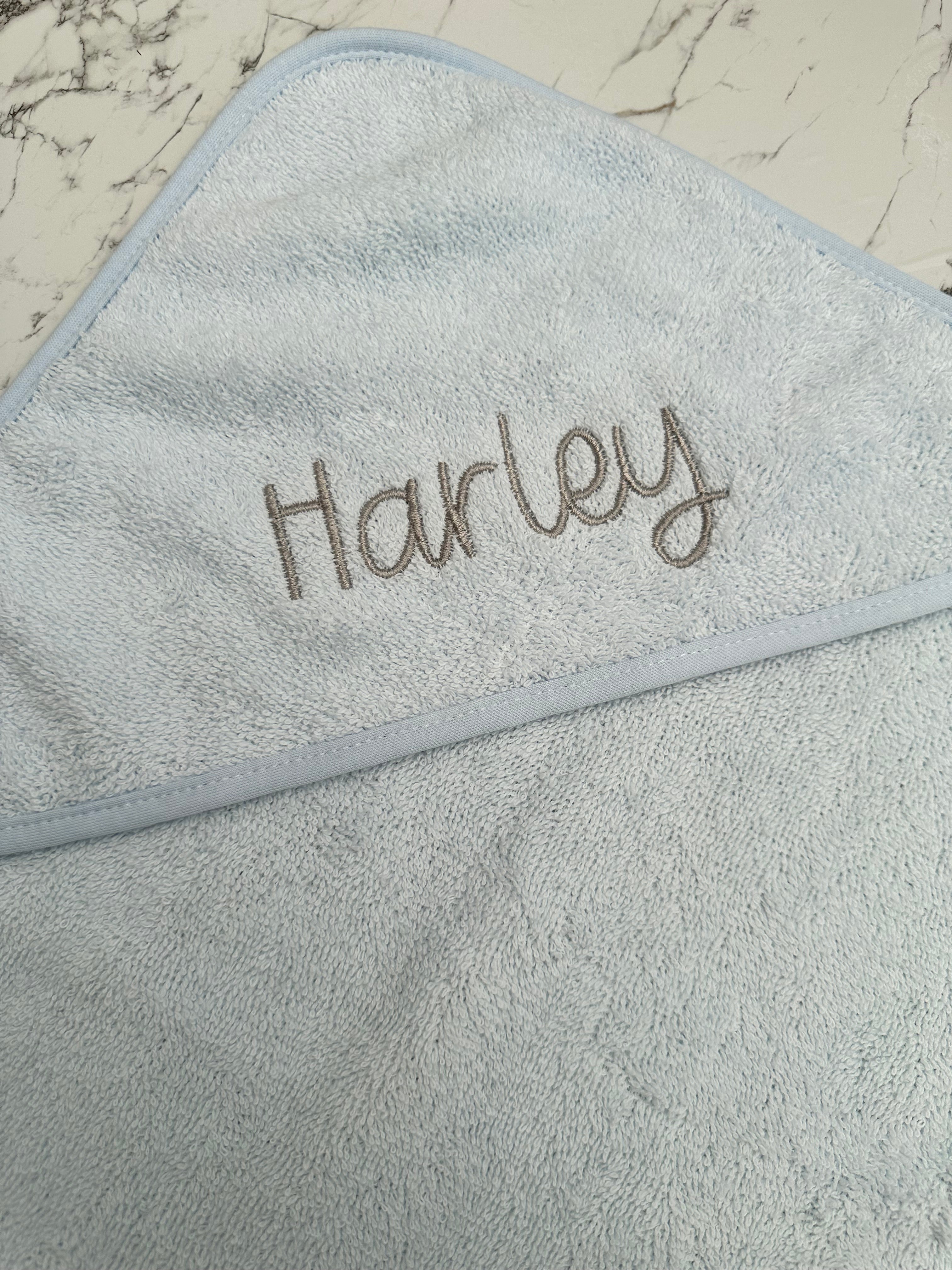 Personalised Baby Hooded Towel | Soft Baby Bath Towel