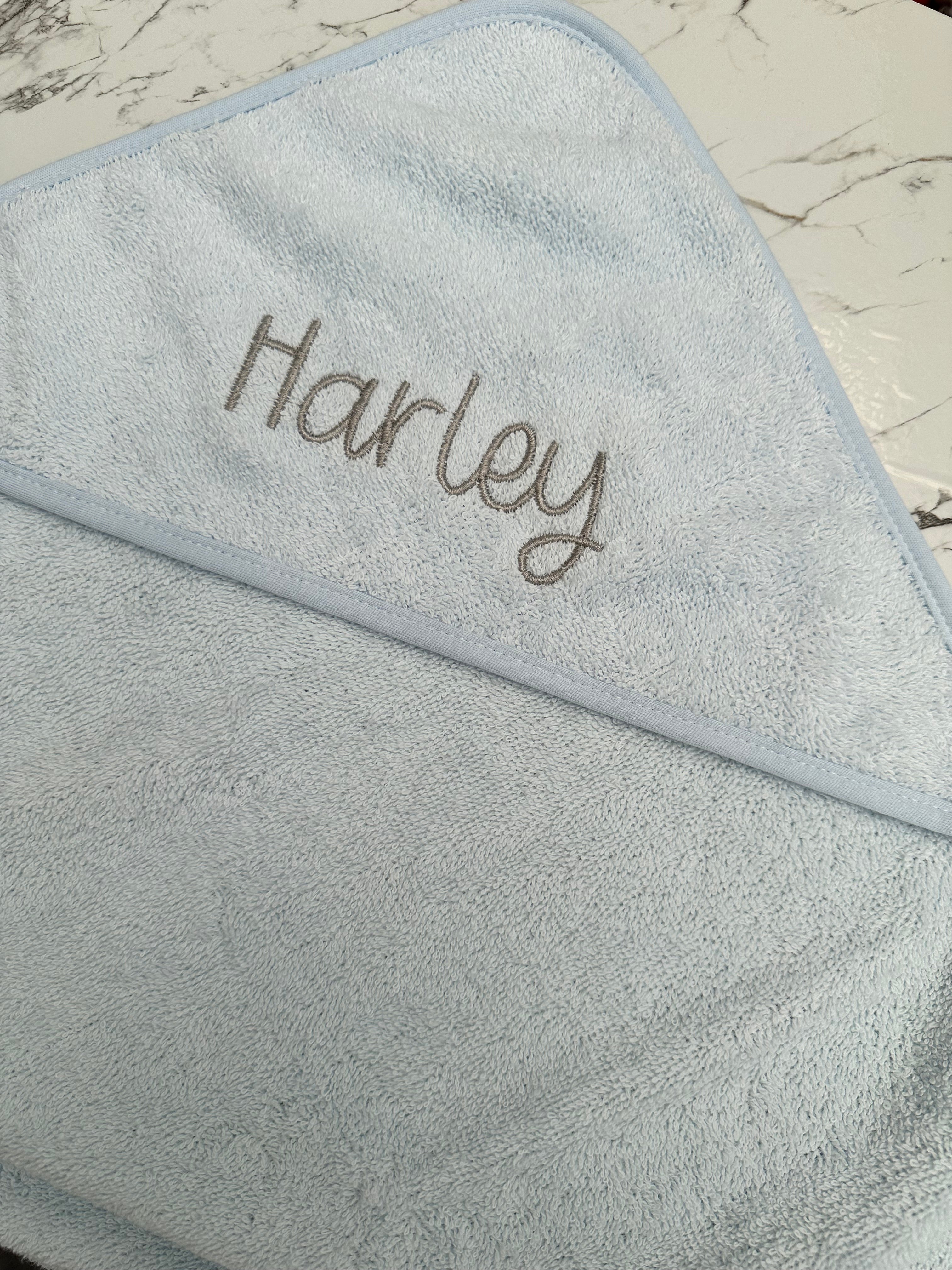 Personalised Baby Hooded Towel | Soft Baby Bath Towel