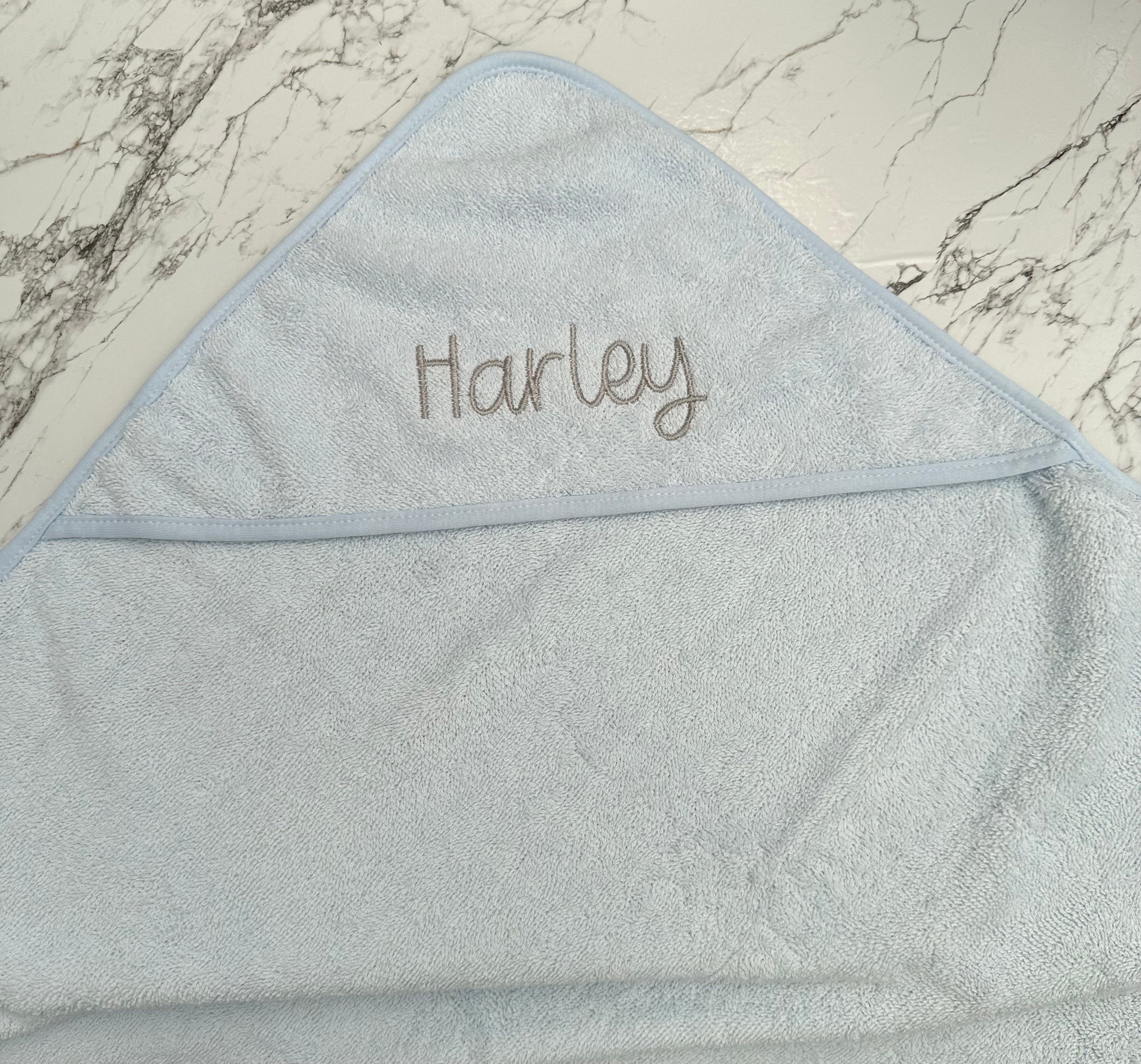 Personalised Baby Hooded Towel | Soft Baby Bath Towel