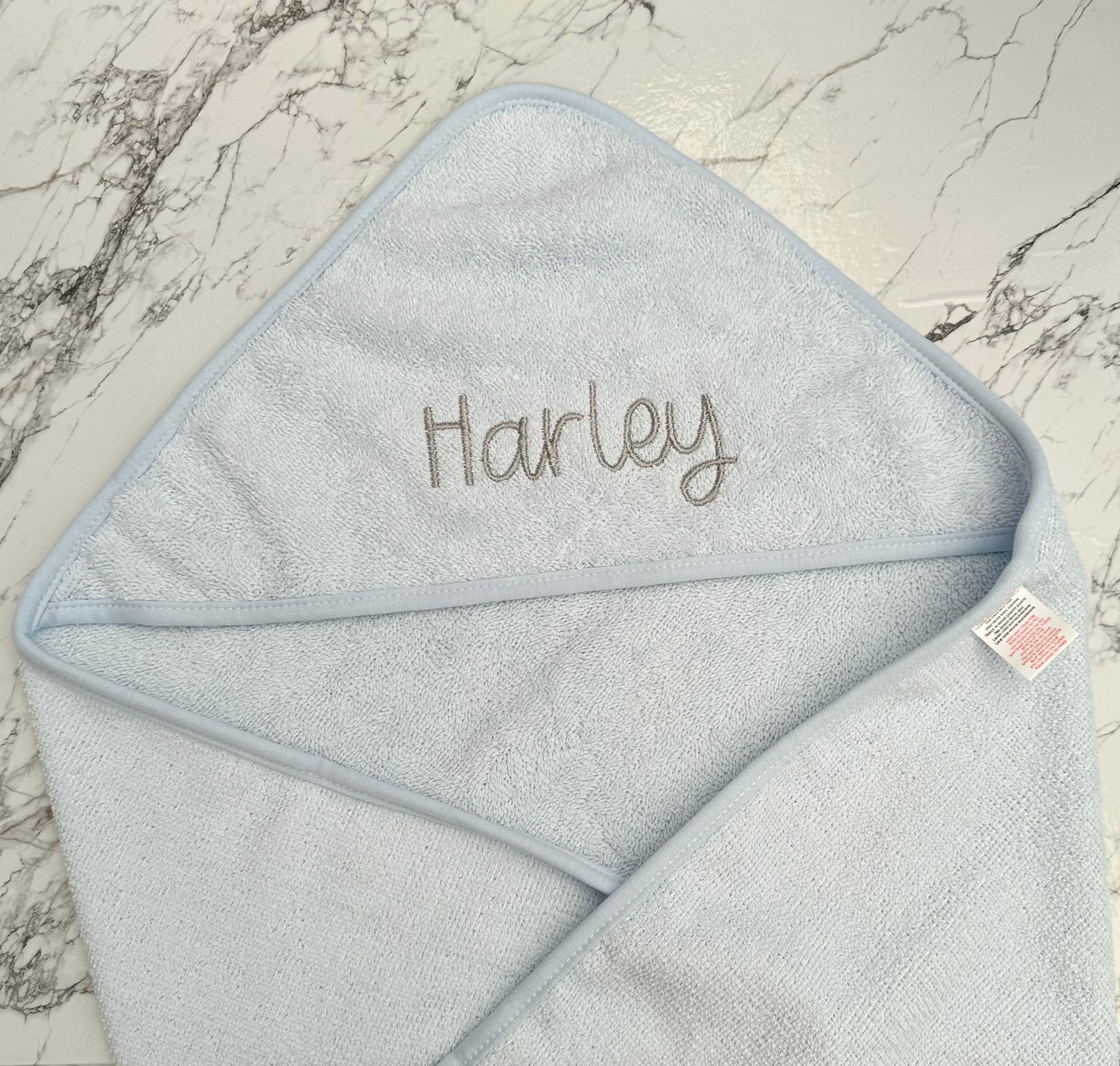 Personalised Baby Hooded Towel | Soft Baby Bath Towel