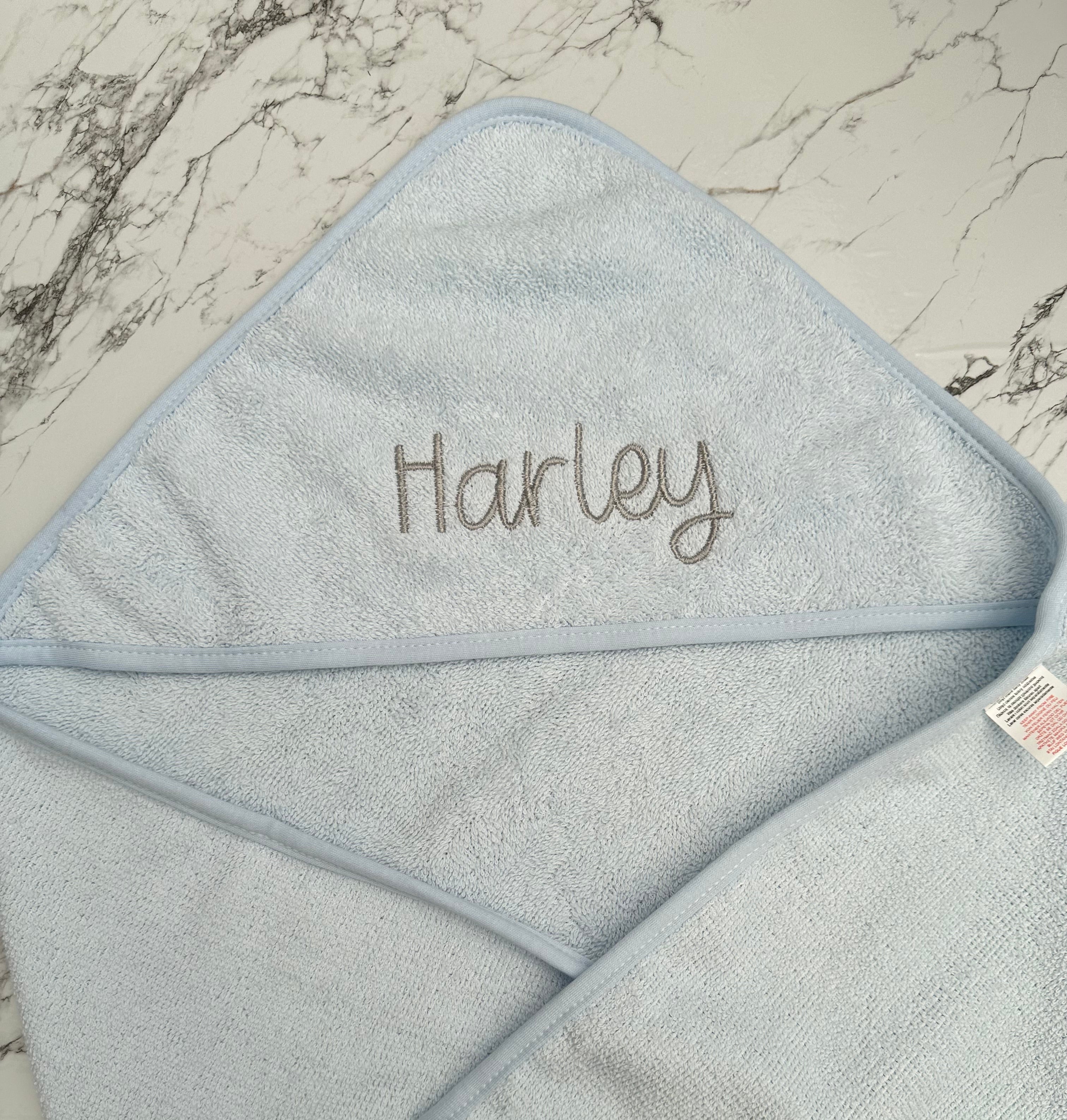 Personalised Baby Hooded Towel | Soft Baby Bath Towel