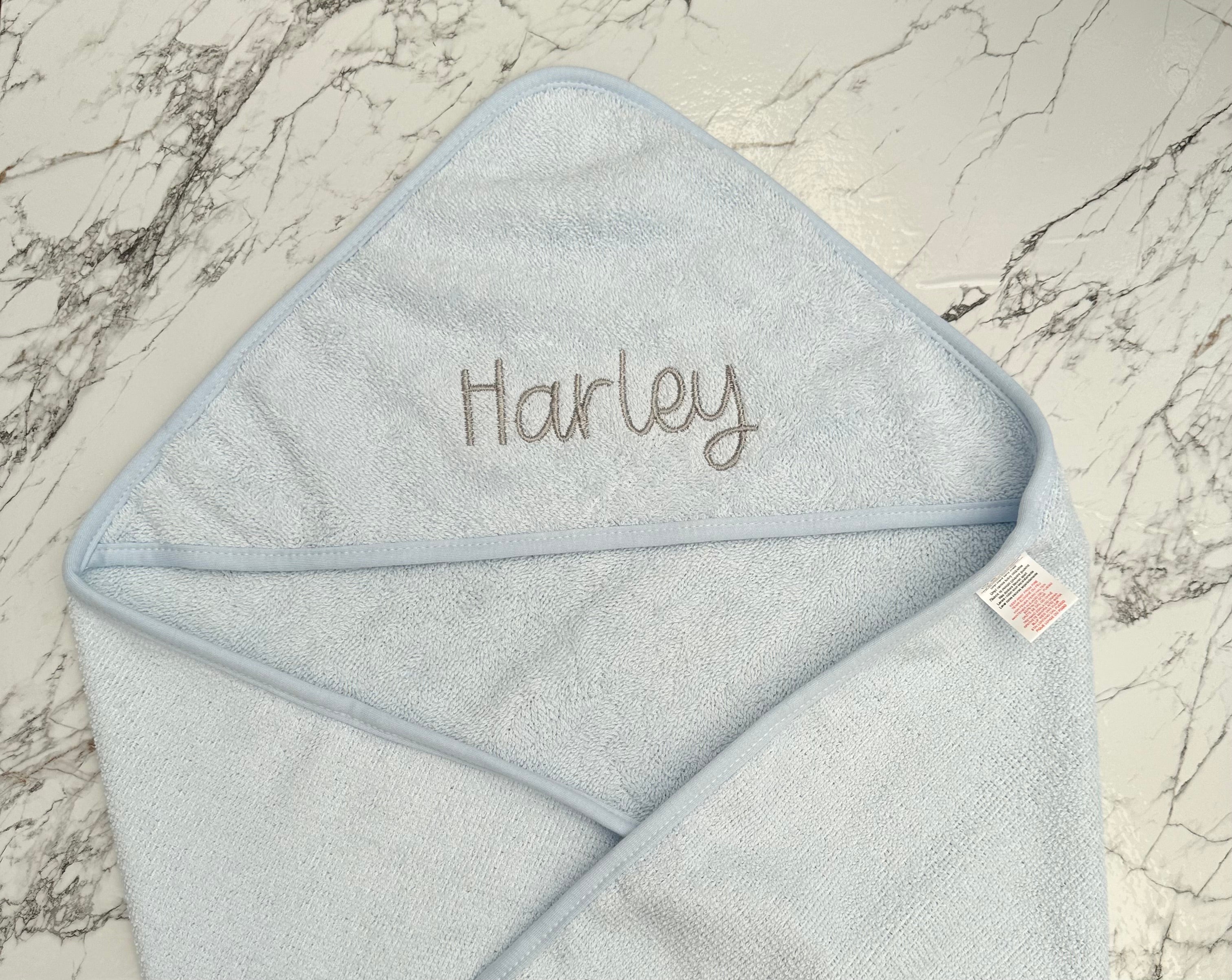 Personalised Baby Hooded Towel | Soft Baby Bath Towel