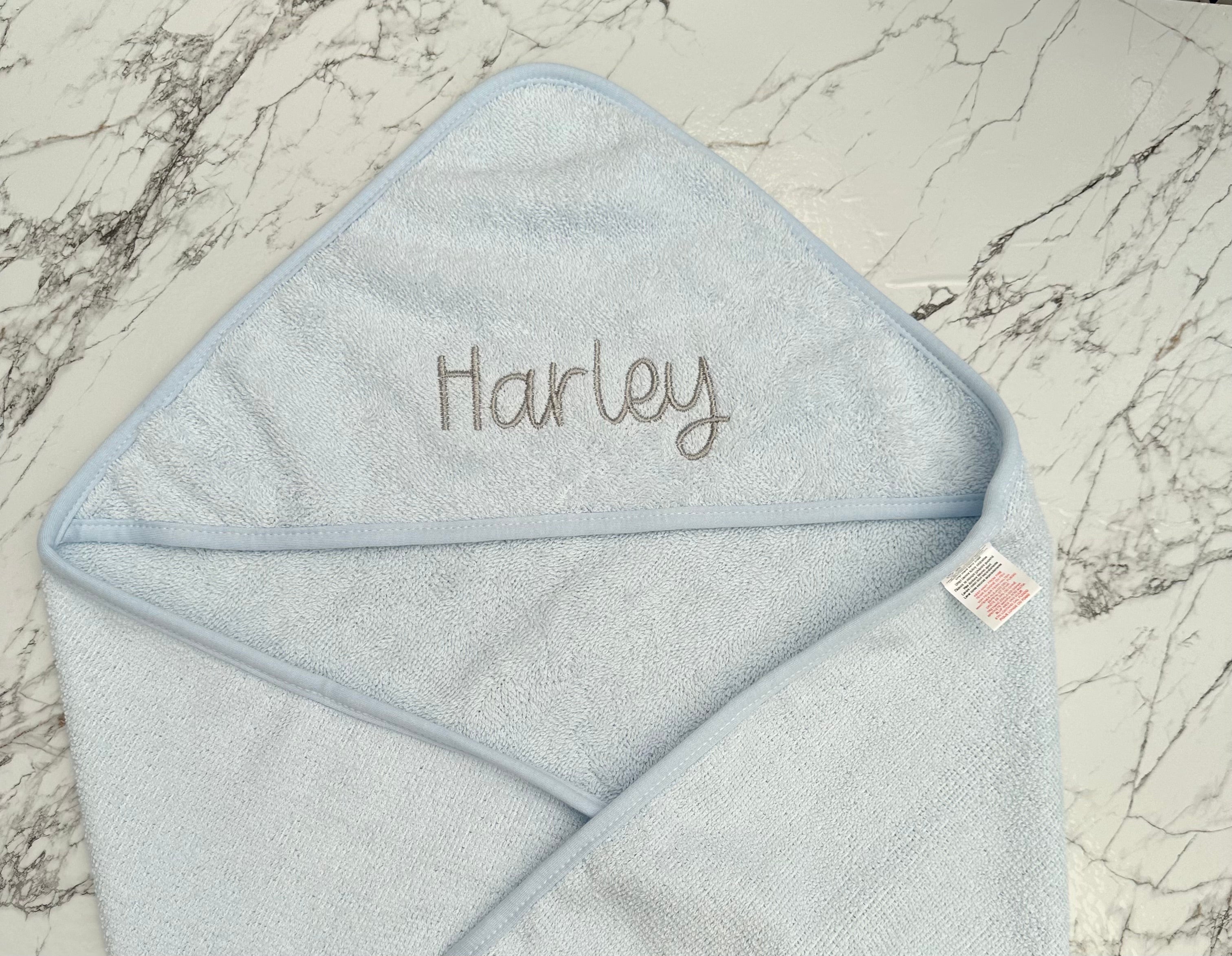 Personalised Baby Hooded Towel | Soft Baby Bath Towel