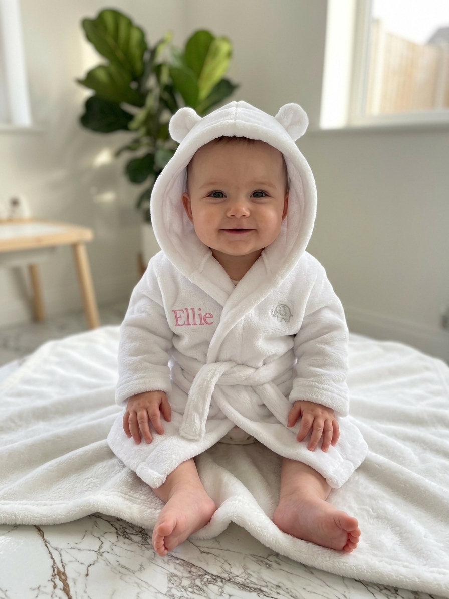 Kids Personalised Dressing Gown