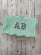 Personalised Nylon Bag with Chenille Patch Letters