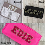 Personalised Nylon Bag with Chenille Patch Letters