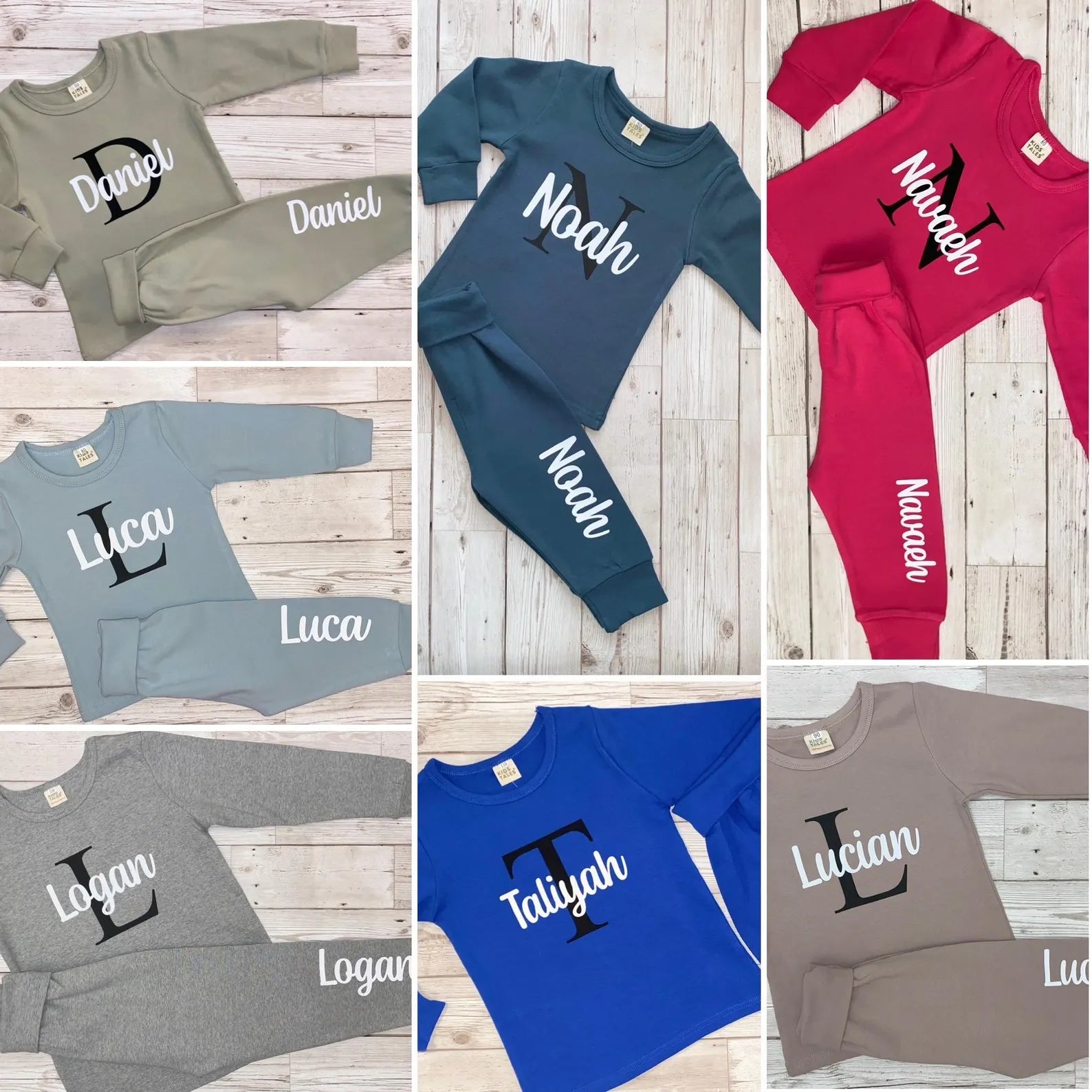 Kids Unisex Personalised Loungewear Tracksuit Set