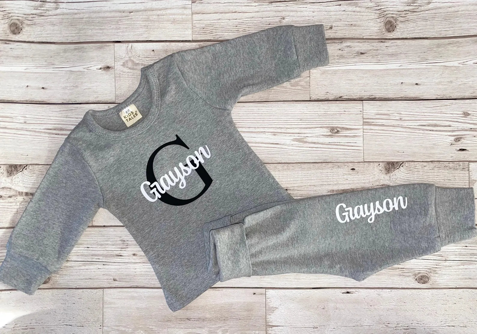 Kids Unisex Personalised Loungewear Tracksuit Set