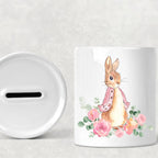 Peter Rabbit Ceramic Money Box | Kids Piggy Bank with Balloon Option