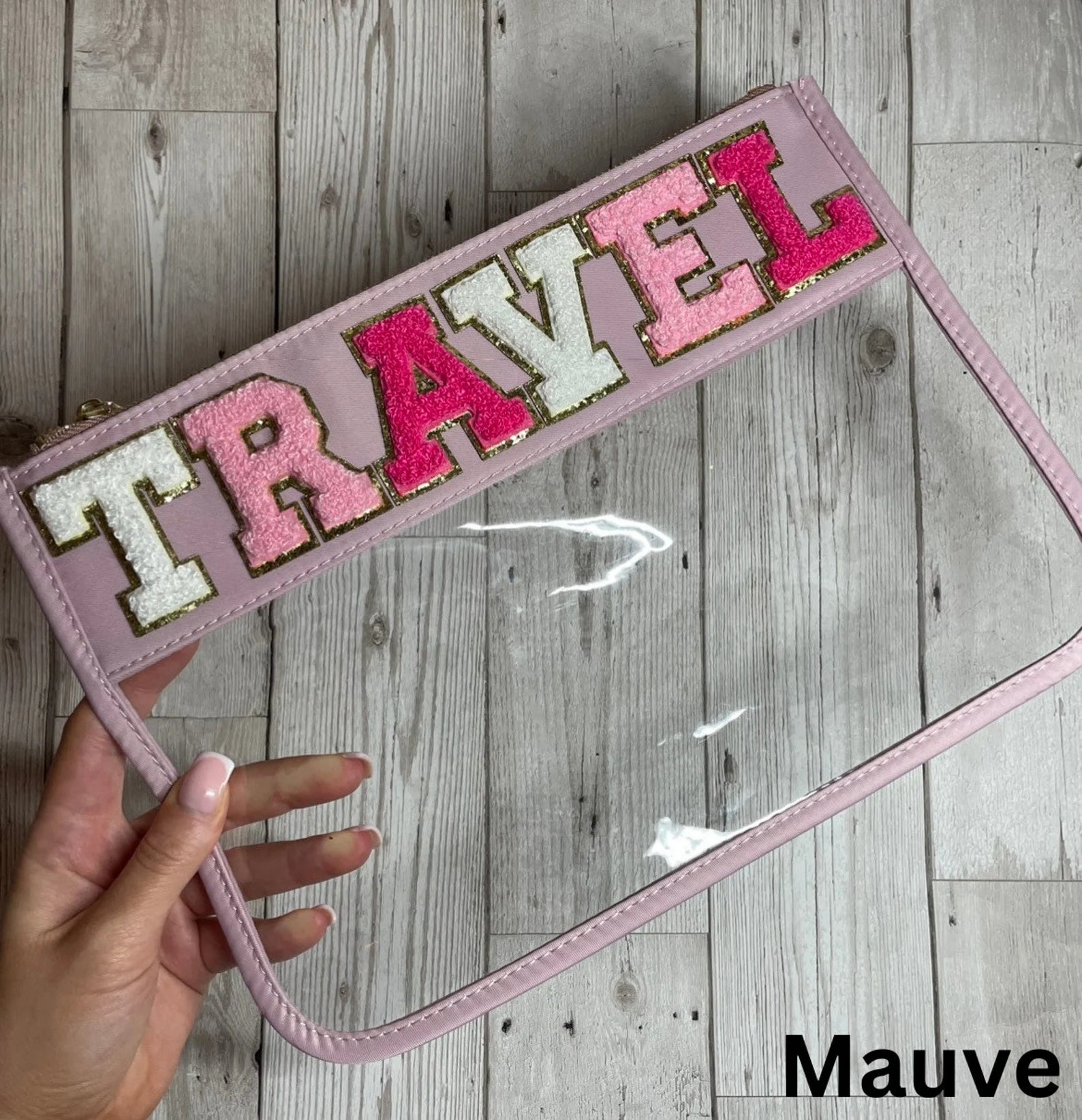 Personalised Nylon Bag with Chenille Patch Letters