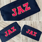 Personalised Nylon Bag with Chenille Patch Letters