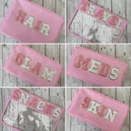 Personalised Nylon Bag with Chenille Patch Letters